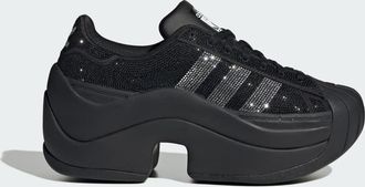 adidas Originals Superstar Bold - Sneakers nere e bianche con strass-Nero