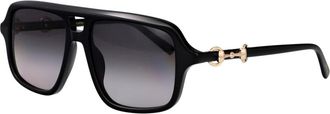 Gucci Gg 2052S Zonnebril - unisex - Zonnebrillen - Zwart - 55 MM - Accessoires
