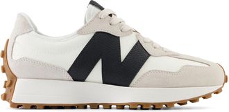 New Balance Womens 327 Sneakers, Blk/White/Blk, 7.5