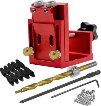 OEM Kit Combinado De Perforaci&oacute;n Y Localizaci&oacute;n De Agujeros Angulares De 9,0 Mm Para Carpinteros. Herramientas Auxiliares Para La Perforaci&oacute;n De Parquet