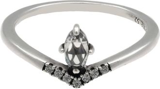 Pandora Ladies Sterling Silver Classic Wishbone Ring, Size 52