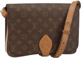 Louis Vuitton Pre-owned Cross Body Bags, female, Brown, Size: ONE SIZE Pre-owned Vintage Canvas Cross Body Bag