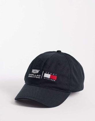Tommy Hilfiger x Cadillac F1 - Cappellino nero con logo