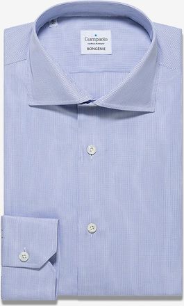 Giampaolo Lang&auml;rmeliges Hemd aus Baumwolle