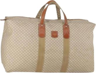 Celine Pre-owned Weekend Bags, female, Beige, Size: ONE SIZE Pre-owned Vintage Weekend Bag
