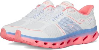 Skechers Go Walk Glide Step 2.0 Elektra Hands Free Slip-Ins Womens Walking Shoes White/Multi : 10.5 B - Medium, Textile