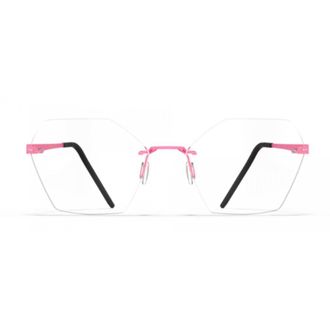 Blackfin Bf1073 Aero Loop B3-P1 Rimless Geometric Titanium Eyeglasses with Minimalist Design