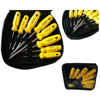 Trade Shop Trade Shop - Kit 8 Cacciaviti A Taglio Croce Cromo Vanadio Giraviti Con Punta Magnetica
