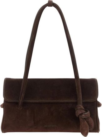 Jacquemus Le Turismo Long Shoulder Bag - Dames - Schoudertassen - Bruin - ONE Size - Katoen - Tassen