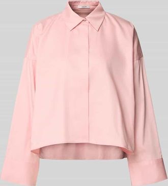 OPUS Hemdbluse mit verdeckter Knopfleiste Modell Fundra in Rosa, Gr&ouml;&szlig;e 34