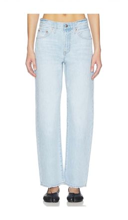 Pistola Denim Womens Lexi Mid Rise Bowed Straight Jean In Dolce Vita Vintage