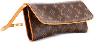 Louis Vuitton Borsa a tracolla Twin Handbag Monogram Canvas GM - Marrone