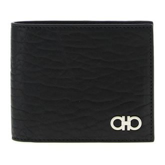Ferragamo Gancini Wallet - male - Ferragamo - Wallets & Cardholders - Black - ONE SIZE - Accessories