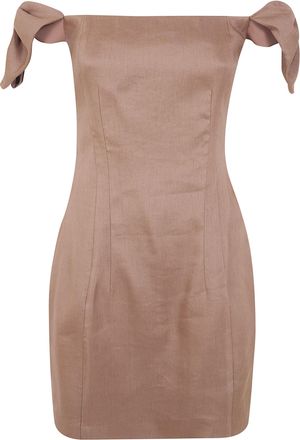 Elisabetta Franchi Mini Naked Shoulders Dress