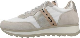 Cetti C848Sra V26 Deportivo Ante Mesh - Dames - Sneakers - Wit - 38 EU - Leer - Schoenen