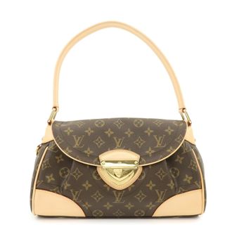 Louis Vuitton Beverly Monogram Canvas Brown Canvas Handbag (Pre-Owned)