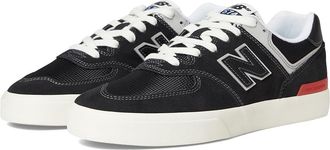 New Balance 574 Vulc Shoes Black/Grey 1 : US Mens 11.5 - Womens 13 Medium, Suede