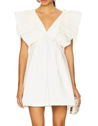 Kika Vargas Francine Dress In White