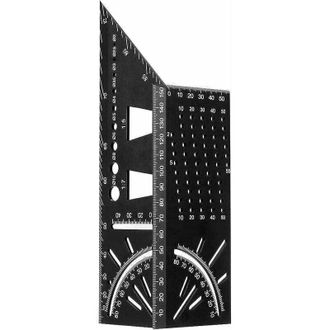 OEM Goniometro 3d, Righello Angolare, Lega Di Alluminio, Angoli A 45&deg; E 90&deg;, Righello Di Misurazione Per La Lavorazione Del Legno Su Travi E Tubi, Goniome