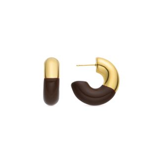 Luxenter Tayris oorbellen afgewerkt in 18k geel goud