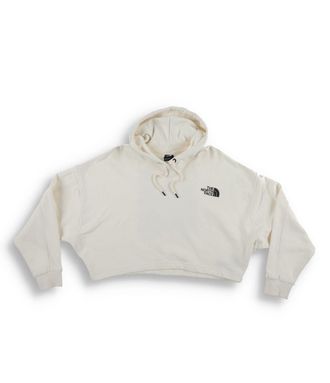 The North Face Womens The North Face NF0A7UYF7X7 Crop Hoodie XL Gardenia White Pullover CLO540