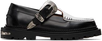 Toga Archives Black & White Hardware Loafers