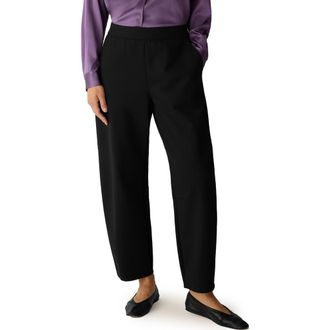 Eileen Fisher Ankle Pants in Black at Nordstrom, Size Xx-Small