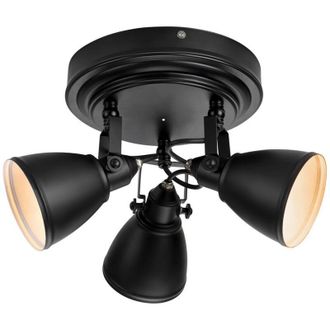 Marksl&ouml;jd Fj&auml;llbacka Foco De Techo 3 Luces Negro, Ip44 - Markslojd