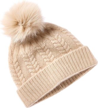 Sofiacashmere Sofiacashmere Cable Cashmere Hat