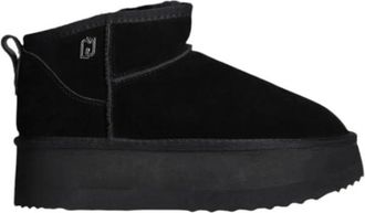 Liu Jo Enkellaarsjes - Dames - Winterlaarzen - Zwart - 38 EU - Leer - Schoenen