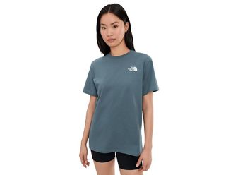 The North Face Evolution Box NSE Short Sleeve T-Shirts Womens Short Sleeve Pullover Granite Grey : 2XL, Cotton