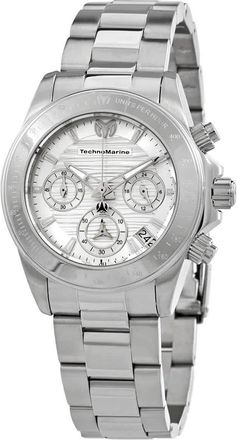 Technomarine Manta Chronograph Quartz White Dial Ladies Watch TM-219009