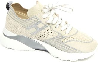 Hogan Active One H385 Sneakers - Dames - Sneakers - Beige - 37 1/2 EU - Su&egrave;de - Schoenen