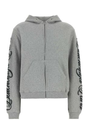 Balenciaga Grey Cotton Sweatshirt