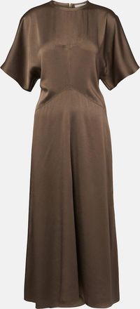 Isabel Marant Abito midi Keany in raso