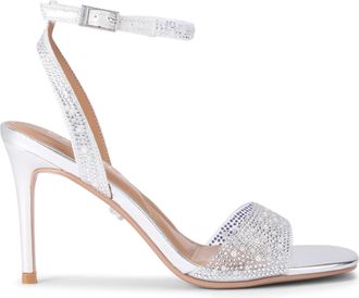 Carvela Womens Positano Vinyl Sandal Sandals - Silver - Size UK 8