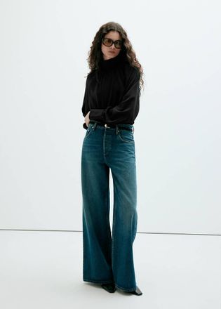 Mango BLOUSE STUT nero - Donna - XXS - MANGO