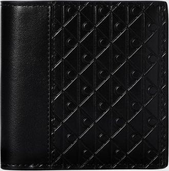 Calvin Klein Portafoglio bifold in ecopelle con portamonete e slot per carte