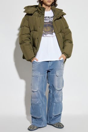 Diesel Down Jacket W-ROLFYS, Mens, Green