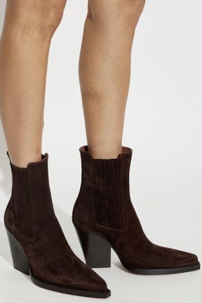 PARIS TEXAS Dallas Heeled Ankle Boots, Womens, Brown