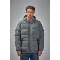 Stone Island Crickle Reps Hooded Down Jacket