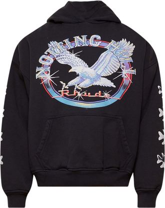 Rhude Relaxed-Fit Graphic Hooded Sweatshirt