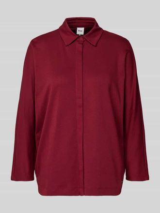 Brax Brax Hemdbluse mit verdeckter Knopfleiste Modell CELIA in Bordeaux, Gr&ouml;&szlig;e 42