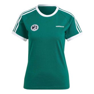 adidas (WMNS) adidas Football Short Sleeve Tee Asia Sizing Green IR9785