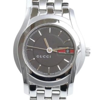 Gucci Pre-owned Watches, female, Black, Size: ONE SIZE Pre-owned Vintage Wristwatch