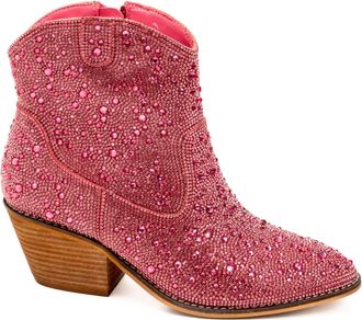 Corkys Footwear Womens Shine Bright Bootie In Fuschia Pink