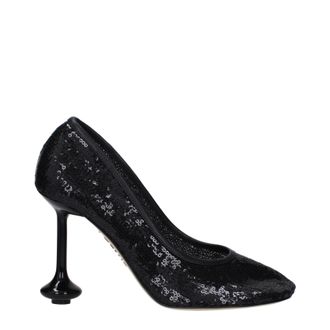 Loewe Dekollet&eacute;spielzeug Damens Pailletten Schwarz