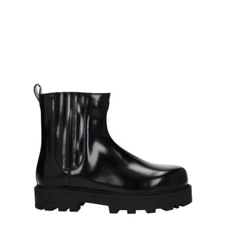 Givenchy Black Leather Ankle Mens Boots