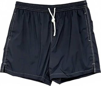 Fedeli Mens Madeira Airstop Swim Shorts Trunks In Midnight