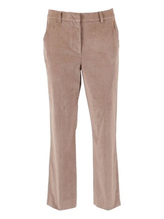 Max Mara marruca corduroy trousers - women - Cotton/Lycra - 40 - Brown